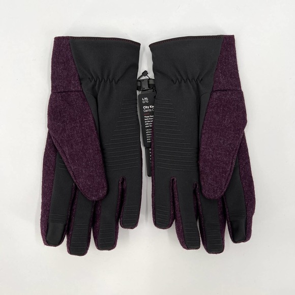 LULULEMON City Keeper Gloves Mens Unisex Purple Primaloft Tech Friendly NWT - Picture 2 of 7